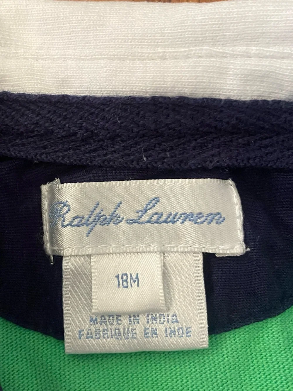 Ralph Lauren Striped Multi Color Rugby Romper